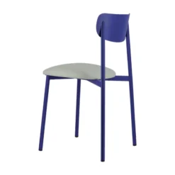Carrier Colette ® Chaise française en métal avec assise en simili rembourrée><noscript><img width=