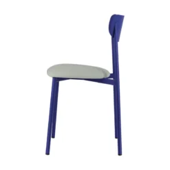 Carrier Colette ® Chaise française en métal avec assise en simili rembourrée><noscript><img width=