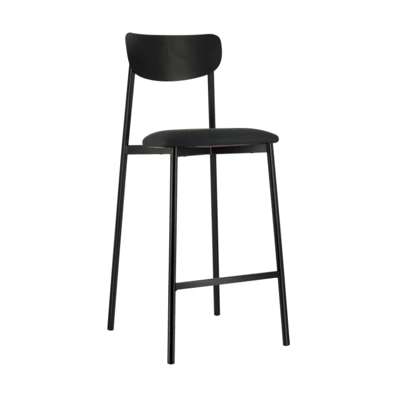 Carrier Colette ® Tabouret snack français en métal avec assise en simili rembourrée> Tabouret Snack (assise +/- 65 Cm)|Tabouret De Bar (assise +/- 80 Cm)