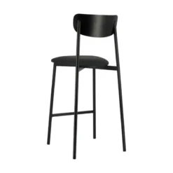 Carrier Colette ® Tabouret snack français en métal avec assise en simili rembourrée><noscript><img width=