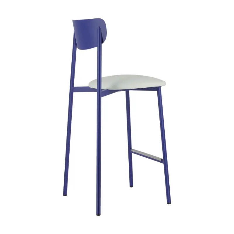 Carrier Colette ® Tabouret snack français en métal avec assise en simili rembourrée> Tabouret Snack (assise +/- 65 Cm)|Tabouret De Bar (assise +/- 80 Cm)