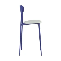 Carrier Colette ® Tabouret snack français en métal avec assise en simili rembourrée><noscript><img width=