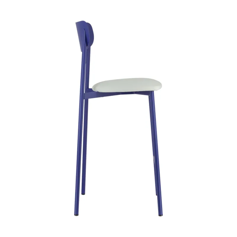 Carrier Colette ® Tabouret snack français en métal avec assise en simili rembourrée> Tabouret Snack (assise +/- 65 Cm)|Tabouret De Bar (assise +/- 80 Cm)