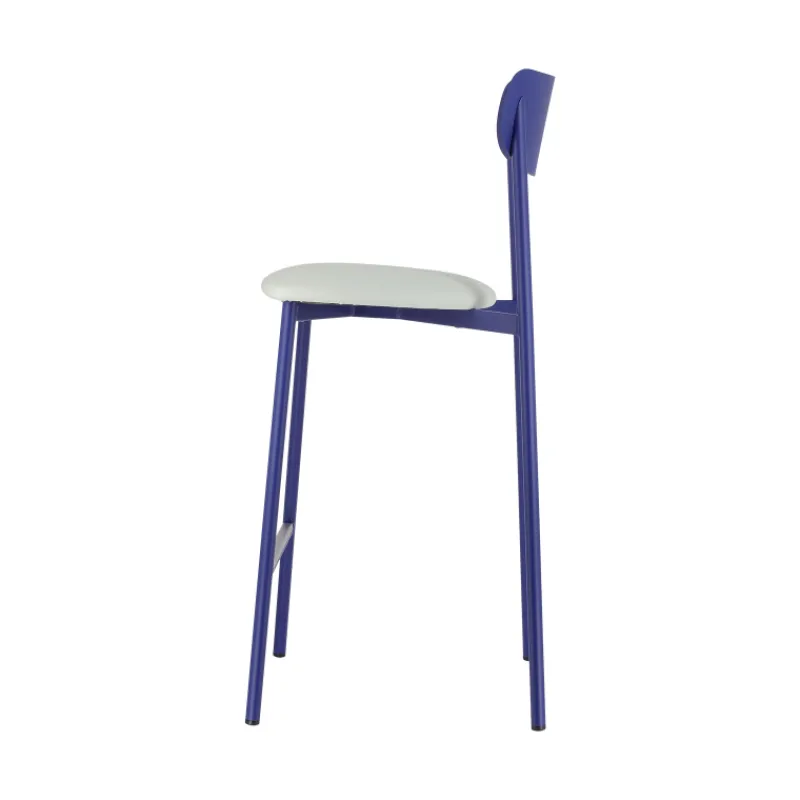 Carrier Colette ® Tabouret snack français en métal avec assise en simili rembourrée> Tabouret Snack (assise +/- 65 Cm)|Tabouret De Bar (assise +/- 80 Cm)