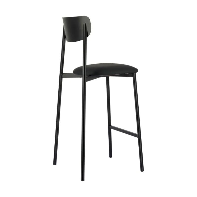 Carrier Colette ® Tabouret snack français en métal avec assise en simili rembourrée> Tabouret Snack (assise +/- 65 Cm)|Tabouret De Bar (assise +/- 80 Cm)