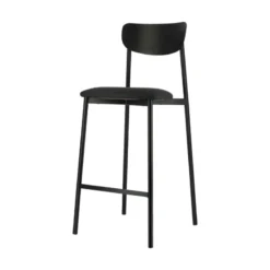 Carrier Colette ® Tabouret snack français en métal avec assise en simili rembourrée><noscript><img width=