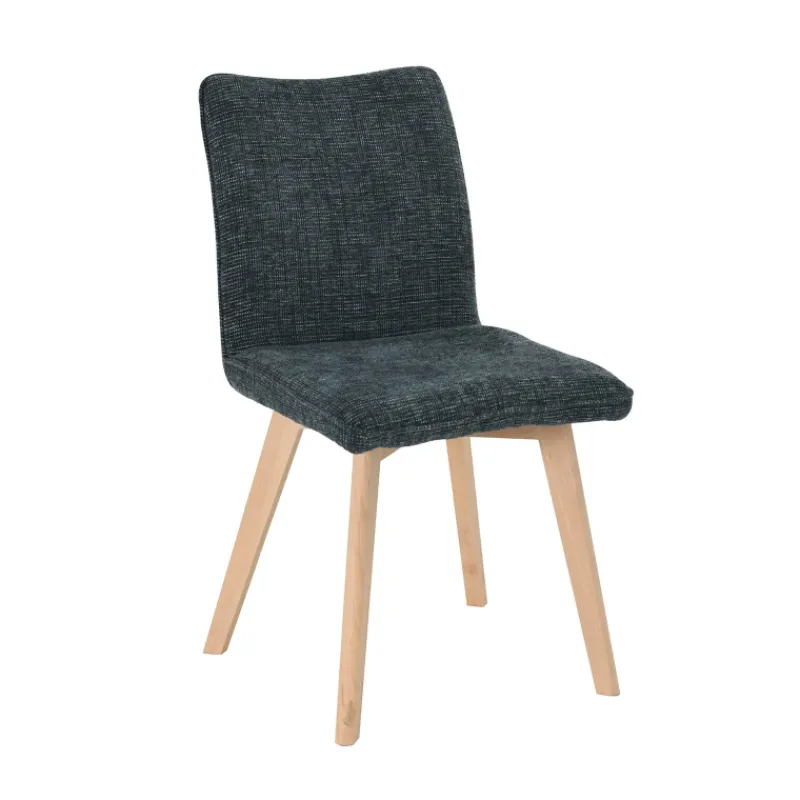 ColineChaise rembourrée en tissu avec pieds en bois> Chaise De Salle à Manger|Chaise Salon