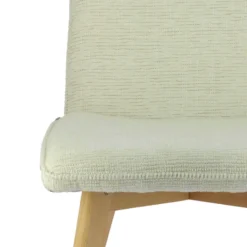 ColineChaise rembourrée en tissu avec pieds en bois><noscript><img width=