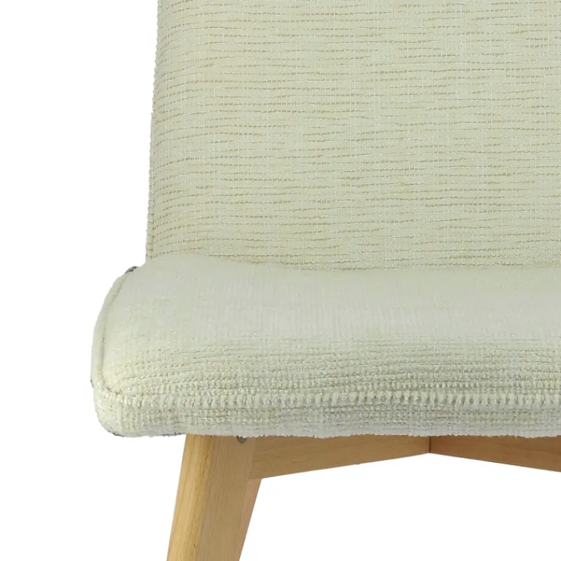 ColineChaise rembourrée en tissu avec pieds en bois> Chaise De Salle à Manger|Chaise Salon