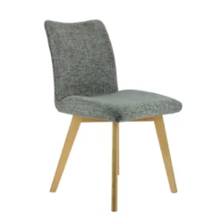 ColineChaise rembourrée en tissu avec pieds en bois><noscript><img width=