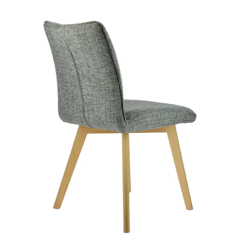 ColineChaise rembourrée en tissu avec pieds en bois> Chaise De Salle à Manger|Chaise Salon