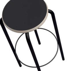 Perfecta College Tabouret de bar sans dossier style vintage> Tabouret De Bar (assise +/- 80 Cm)