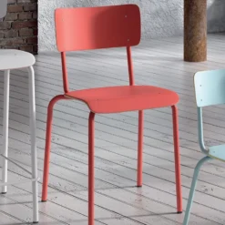 Perfecta Collège Chaise d'écolier vintage en métal et bois> Chaise De Cuisine
