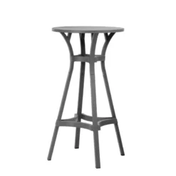 Combo Table de jardin ronde recyclée><noscript><img width=