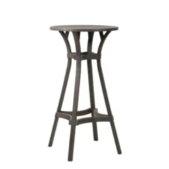 Combo Table de jardin ronde recyclée><noscript><img width=