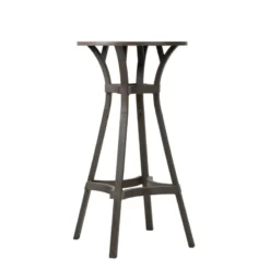 Combo Table de jardin ronde recyclée><noscript><img width=