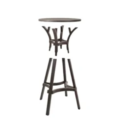 Combo Table de jardin ronde recyclée><noscript><img width=