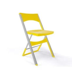 Compact Chaise pliante solide en technopolymère et métal aluminium><noscript><img width=