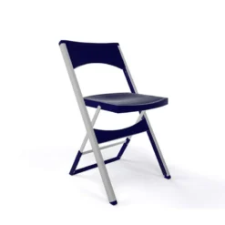 Compact Chaise pliante solide en technopolymère et métal aluminium><noscript><img width=