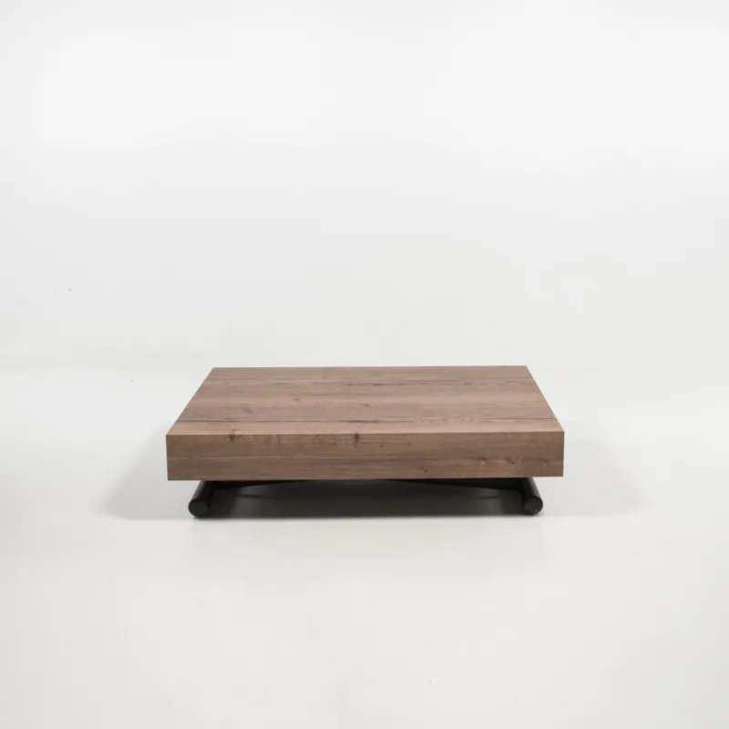 Altacom Compact Table réglable en hauteur et extensible en mélaminé> Table De Salon|Table Pour Petit Espace