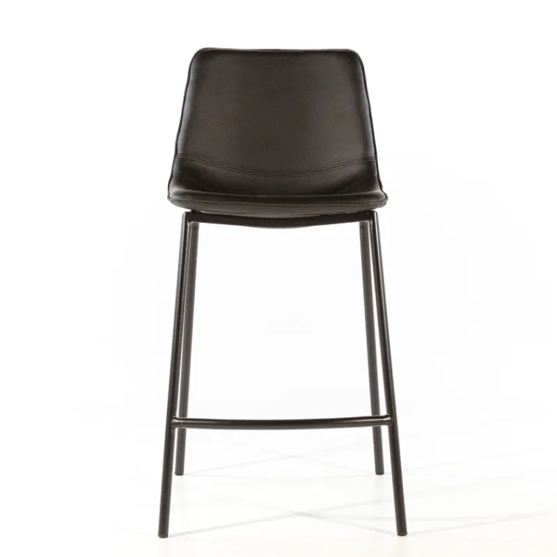 CoqueTabouret coque snack en synthétique et pieds en métal> Tabouret Snack (assise +/- 65 Cm)|Tabouret De Bar (assise +/- 80 Cm)