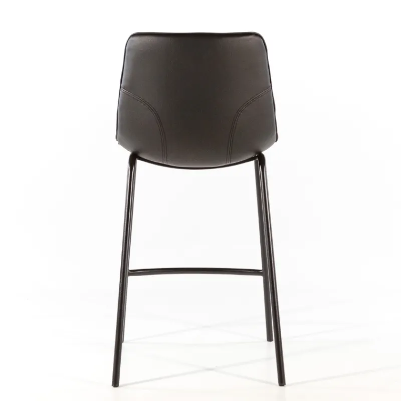 CoqueTabouret coque snack en synthétique et pieds en métal> Tabouret Snack (assise +/- 65 Cm)|Tabouret De Bar (assise +/- 80 Cm)