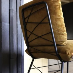 Mobitec Cosy ® Chaise confortable design en tissu et structure métal><noscript><img width=