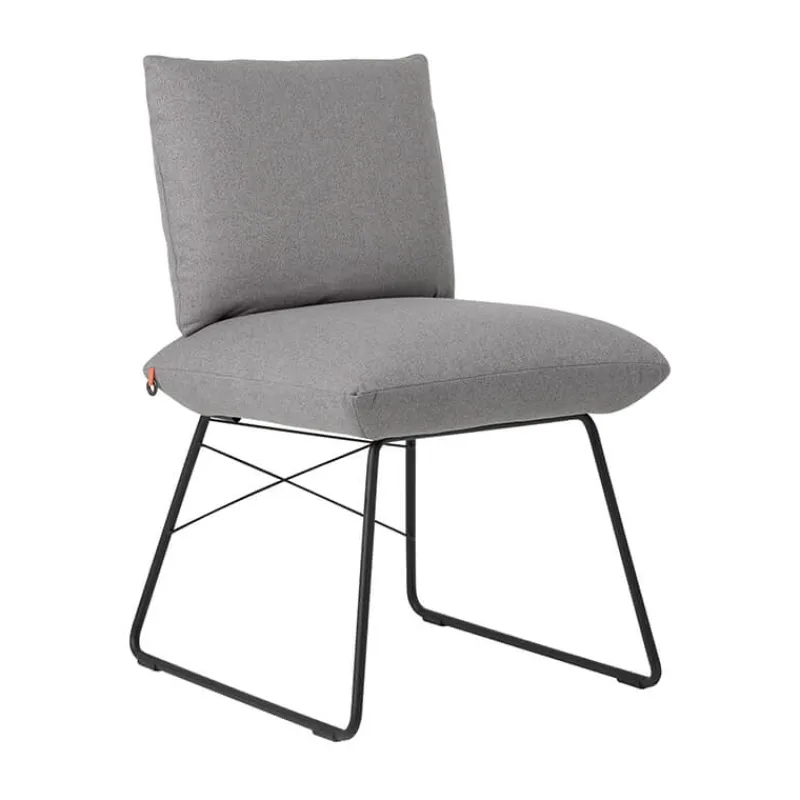 Mobitec Cosy ® Chaise confortable design en tissu et structure métal> Chaise De Salle à Manger|Chaise Salon