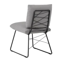 Mobitec Cosy ® Chaise confortable design en tissu et structure métal><noscript><img width=