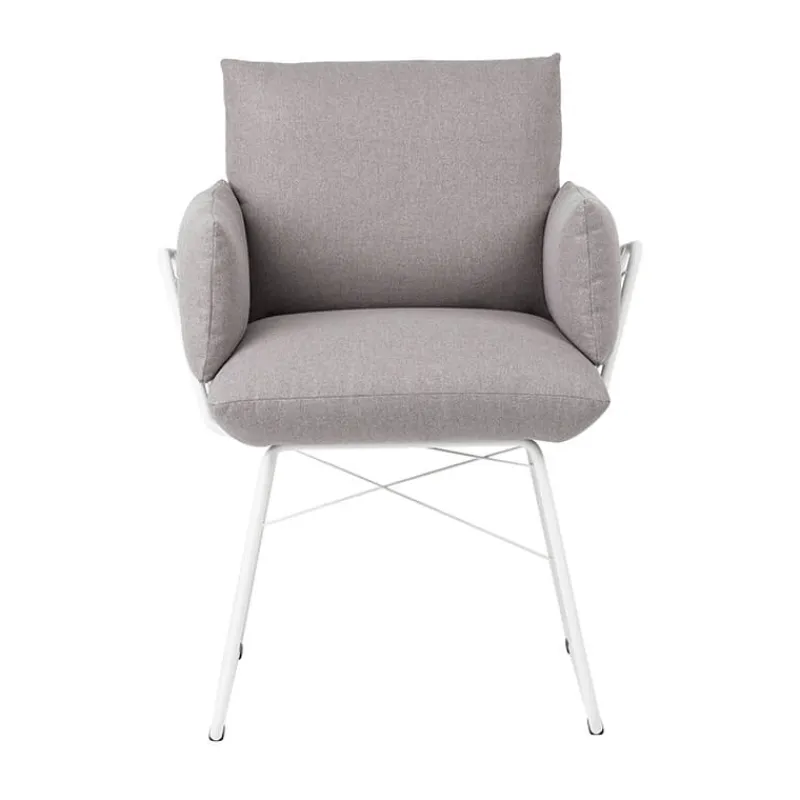 Mobitec Cosy ® Fauteuil design confortable assise en tissu et pieds en métal> Chaise De Salle à Manger|Fauteuil De Salon