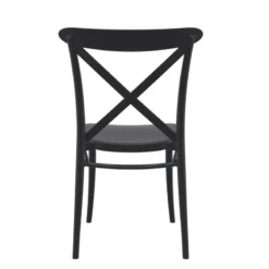 Cross Chaise de cuisine style bistrot empilable en polypropylène><noscript><img width=