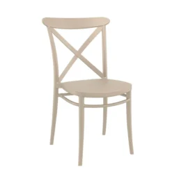 Cross Chaise de terrasse bistrot empilable en polypropylène><noscript><img width=