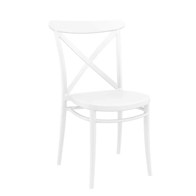 Cross Chaise de terrasse bistrot empilable en polypropylène> Chaise De Jardin