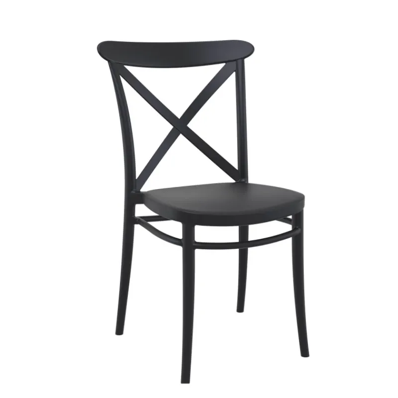 Cross Chaise de terrasse bistrot empilable en polypropylène> Chaise De Jardin