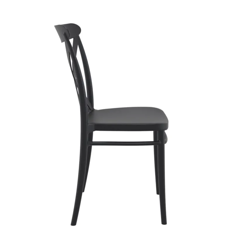 Cross Chaise de terrasse bistrot empilable en polypropylène> Chaise De Jardin