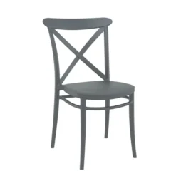 Cross Chaise de terrasse bistrot empilable en polypropylène><noscript><img width=
