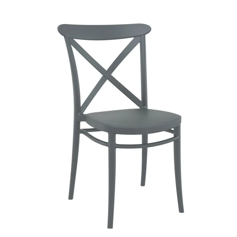 Cross Chaise de terrasse bistrot empilable en polypropylène> Chaise De Jardin