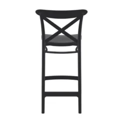 Cross Tabouret snack moderne en polypropylène avec dossier><noscript><img width=