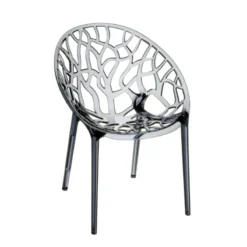 Crystal Chaise design en polycarbonate> Chaise Salon|Chaise Pour Chambre