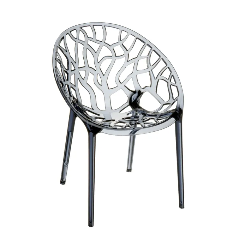 Crystal Chaise design en polycarbonate> Chaise Salon|Chaise Pour Chambre