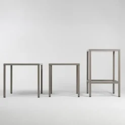 Cube Table de jardin réglable en hauteur carrée fabriquée en Italie> Table De Jardin