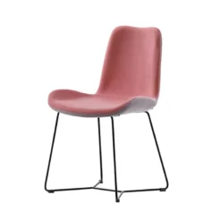 Midj Dalia ® Chaise design en tissu bicolore fabriquée en Italie> Chaise De Salle à Manger|Chaise Salon