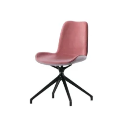 Midj Dalia ® Chaise pivotante en tissu bicolore fabriquée en Italie> Chaise De Salle à Manger|Chaise De Bureau