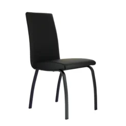 DarcyChaise de salle à manger rembourrée avec pieds en métal><noscript><img width=
