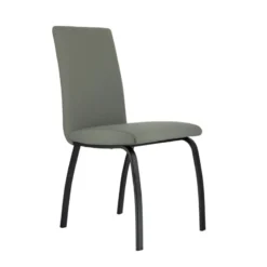 DarcyChaise de salle à manger rembourrée avec pieds en métal><noscript><img width=