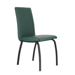 DarcyChaise de salle à manger rembourrée avec pieds en métal><noscript><img width=