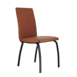 DarcyChaise de salle à manger rembourrée avec pieds en métal><noscript><img width=