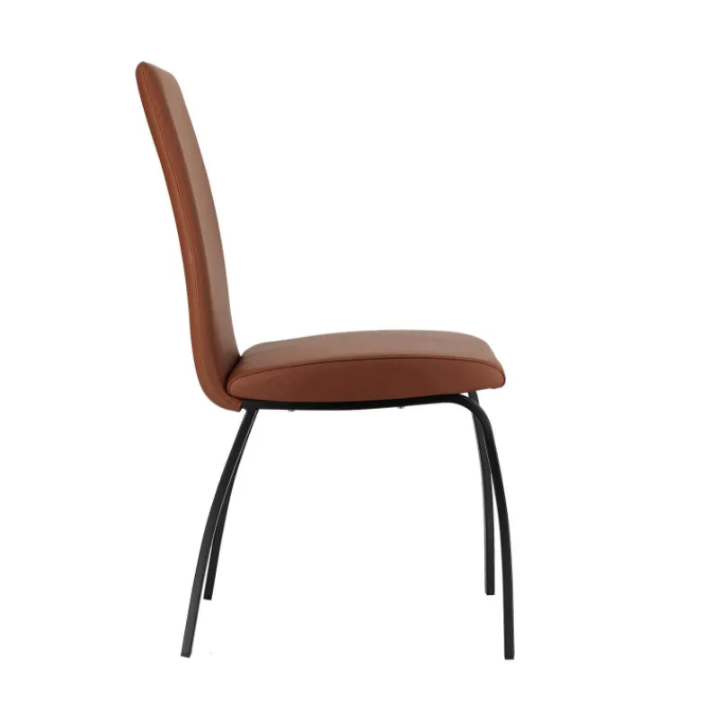 DarcyChaise de salle à manger rembourrée avec pieds en métal> Chaise De Cuisine|Chaise De Salle à Manger