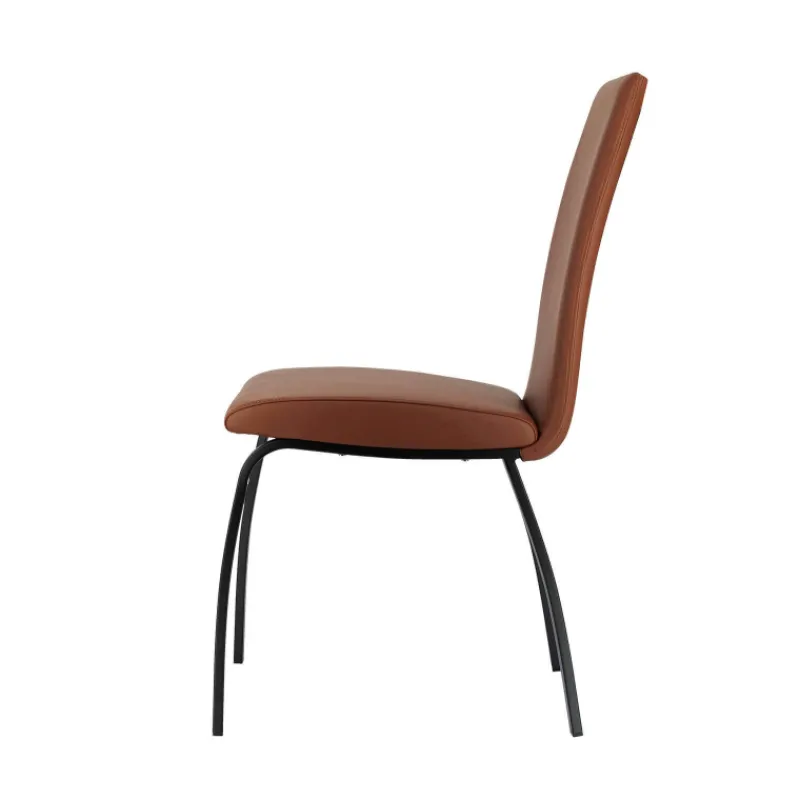 DarcyChaise de salle à manger rembourrée avec pieds en métal> Chaise De Cuisine|Chaise De Salle à Manger