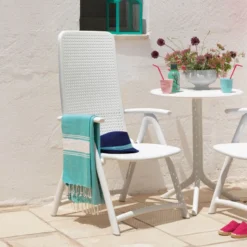 Darsena Fauteuil d'extérieur pliant et réglable en polypropylène> Chaise De Jardin|Fauteuil De Jardin